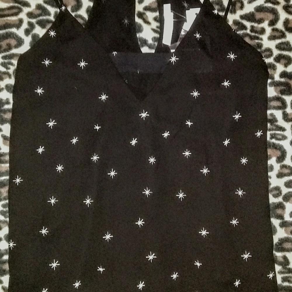 Lush Kerra Keyhole Tank Blouse